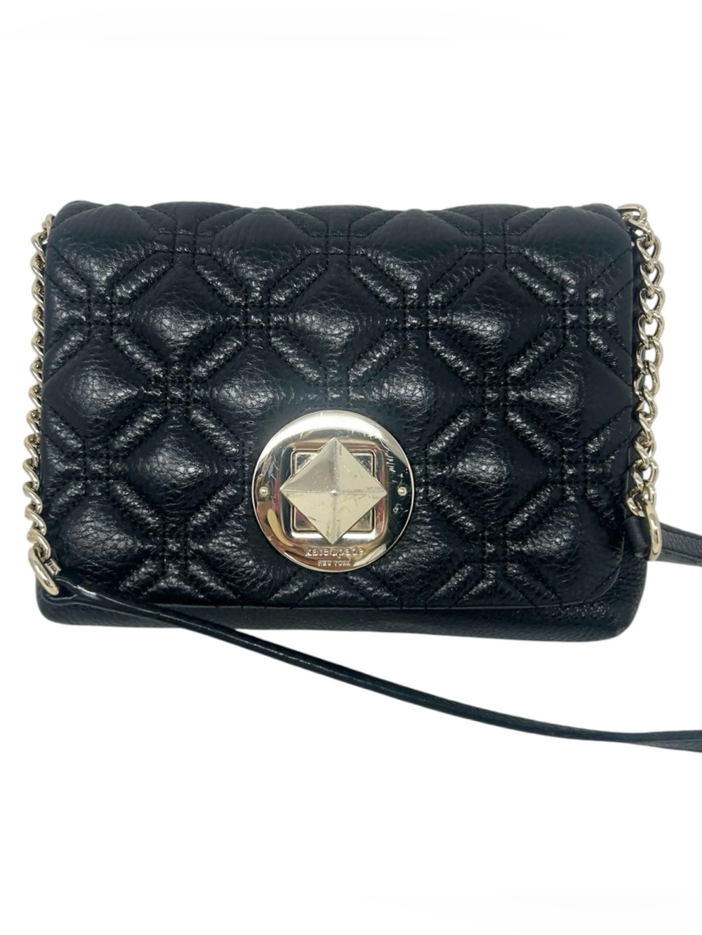 Kate Spade Leather Quilted Crossbody Bag